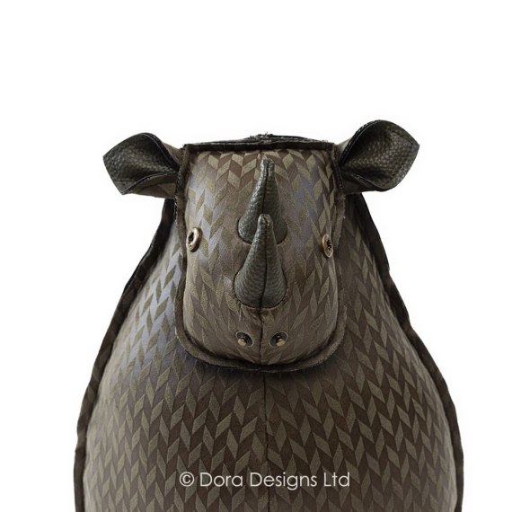 Reginald Rhino Doorstop by Dora Designs