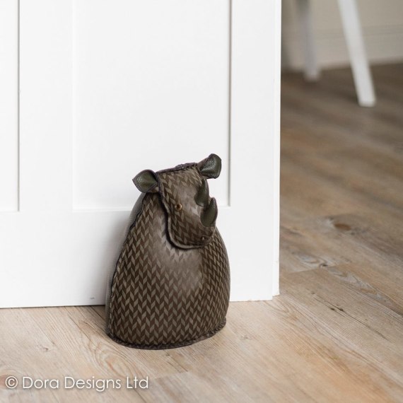 Reginald Rhino Doorstop by Dora Designs