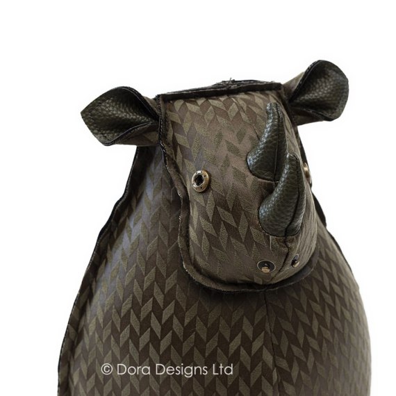 Reginald Rhino Doorstop by Dora Designs