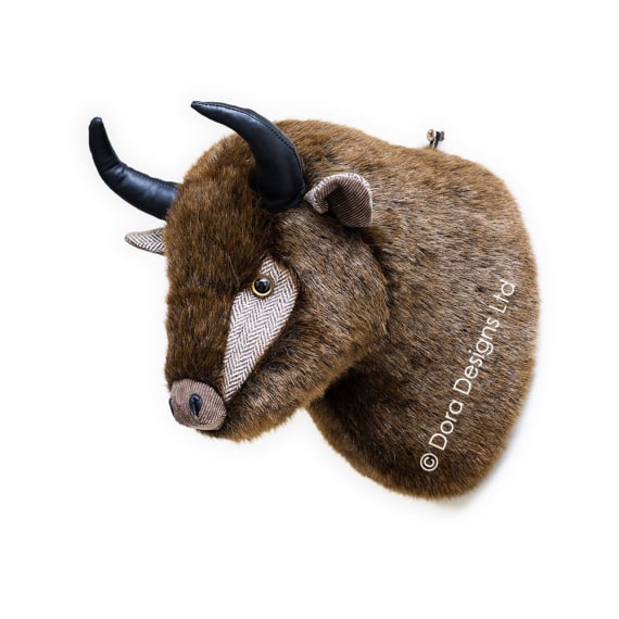 Brutis Bison Trophy Head by Dora Designs