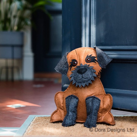 Skye Border Terrier Door Stop by Dora Designs