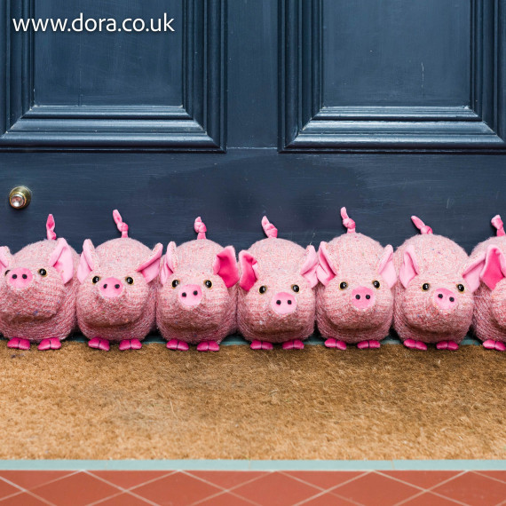 Gertrude Piglet Weighted Draught Excluder by Dora 