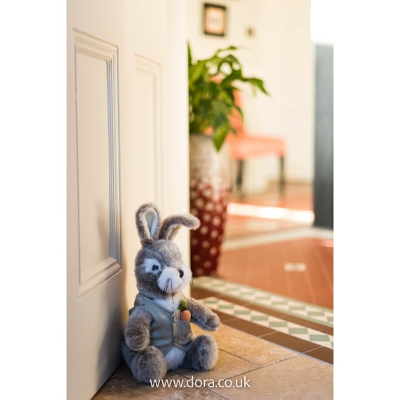 Tara Rabbit Country Folk Doorstop by Dora Designs