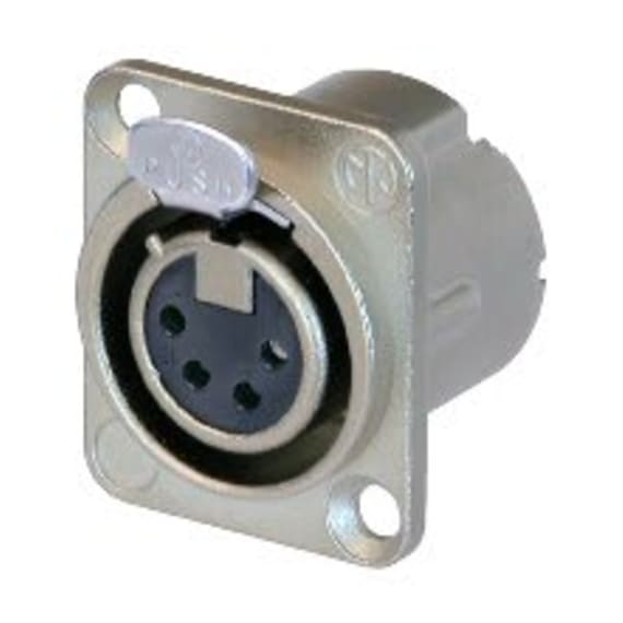 Neutrik NC4FD-LX XLR 4pin Panel Mounting Socket