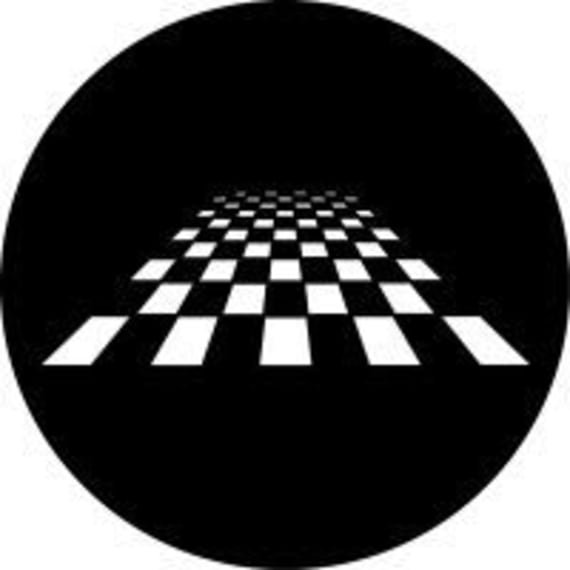 Rosco 78053 B size Gobo 8053 Perspective Chessboard