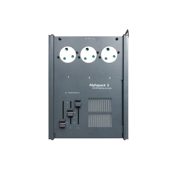 Zero 88 0011-000001-02 Alphapack 3 Dimmer 3x15A Sockets Stage Electrics