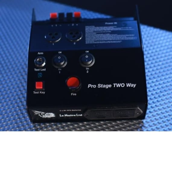  Le Maitre 1111 ProStage 2 Way Pyro Controller Battery Stage Electrics