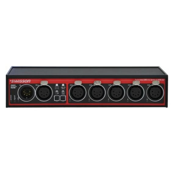 Swisson XSR-5B DMX/RDM Splitter Box 5-Pin XLR 5 Outputs