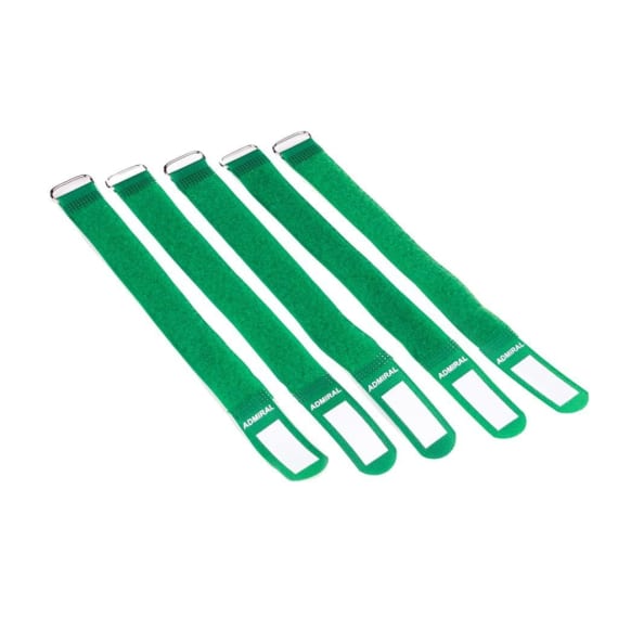 Admiral Staging VECW26GR 5x Cable Wraps 26cm - Green- buy now from Stage Electrics