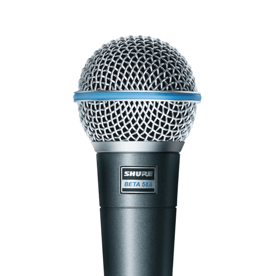 Shure BETA 58A  Dynamic Supercardioid Microphone Stage Electrics