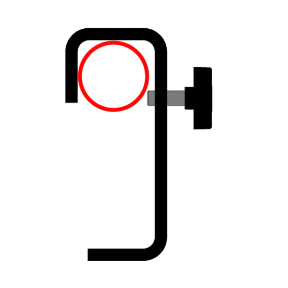 Doughty T20401 Standard Heavy Duty 50mm Hook Clamp Stage Electrics