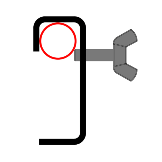 Doughty T20100 50mm Hook Clamp 40Kg Stage Electrics