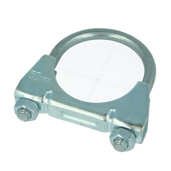 Doughty T56600 U Bolt 48mm Tube Silver Stage Electrics