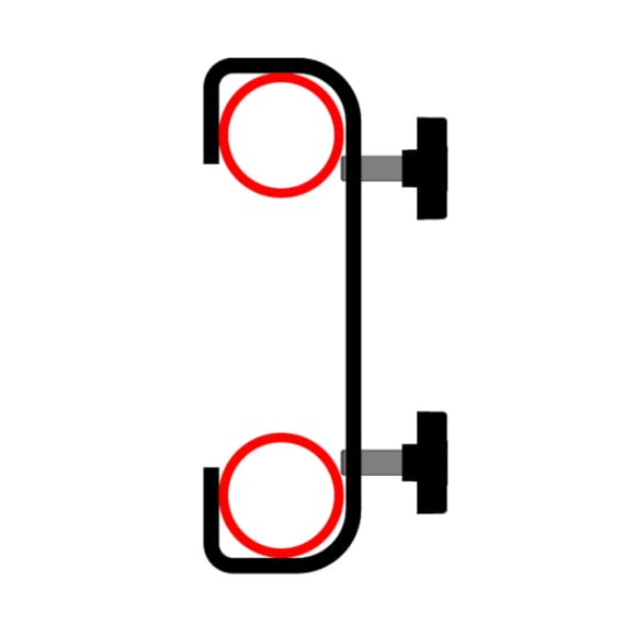 Doughty T20500 Double-Ended Hook Clamp Stage Electrics