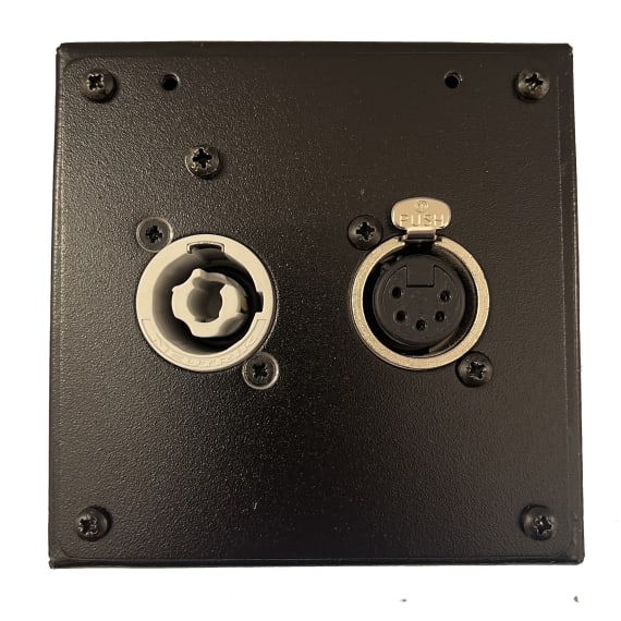 Stage Electrics  IWB+End Term Box with 8x Powercon+DMX 9m 8 Way