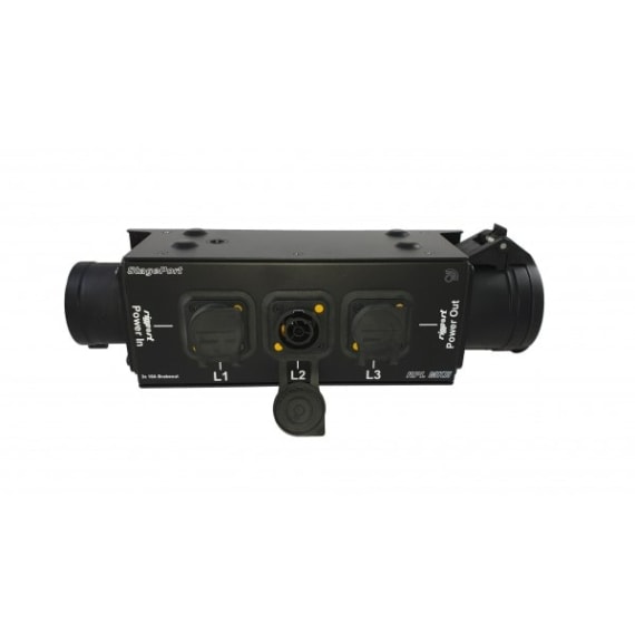 Rigport 0299022 RPL32T1-MKII 32A 3ph to 3x Powercon True1 Distro + Thru