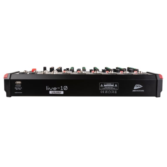 JB Systems B08404  LIVE-10 8 Channel PA Mixer