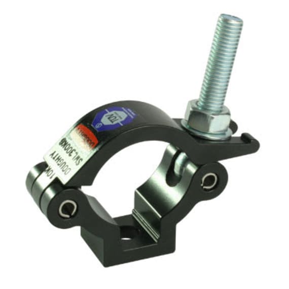 Doughty T58081 Lightweight 50mm Slimline Half Coupler Black