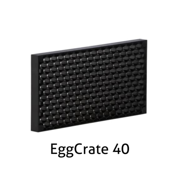 Astera FP6-SET-1 HydraPanel Single Unit 1x EggCrate 40 (FP6-EGC-40) Stage Electrics