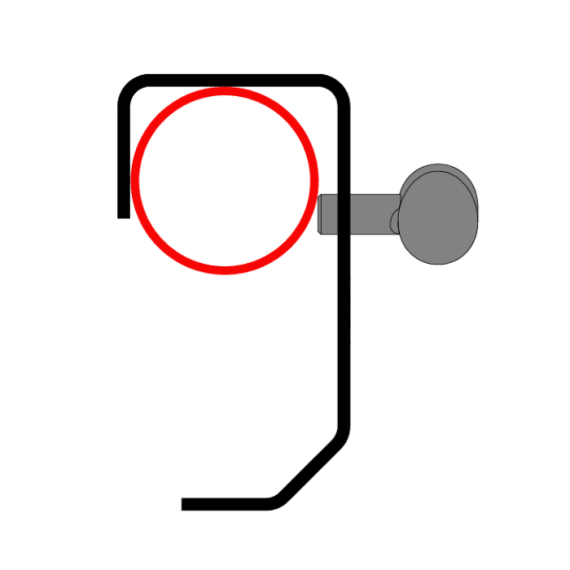 Doughty T2010301 50mm Light Duty Hook Clamp Black Stage Electrics