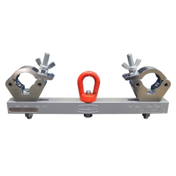 Doughty T55720 Solid Hanging Truss Adaptor 250kg - Silver