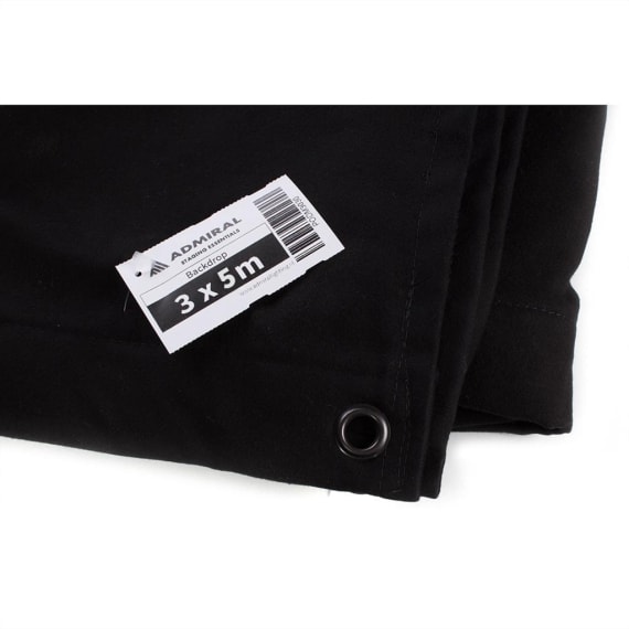 Admiral Staging PODM3050 Studio Curtain Sound Absorber PRO 3m (W) x 5m (H) - Black
