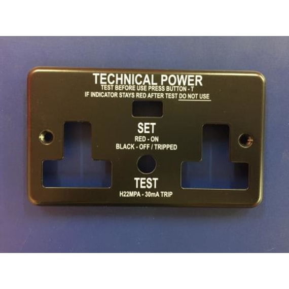 13A Powerbreaker Front Plate 2g-Black-Tech Power