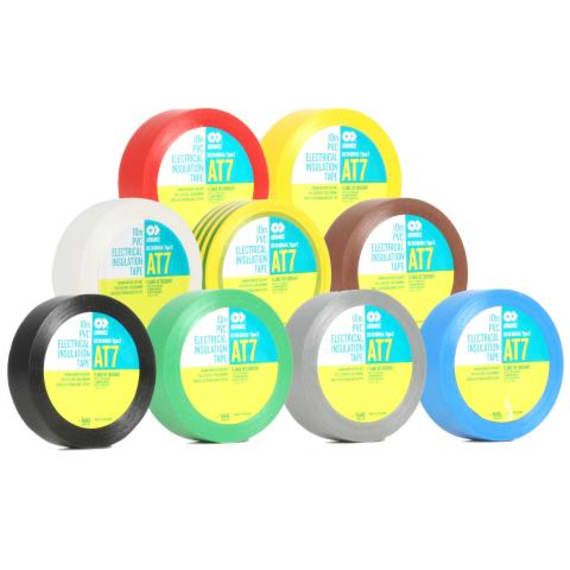 Advance 173884 AT7 Pack of Coloured PVC Tape 15mm x10m