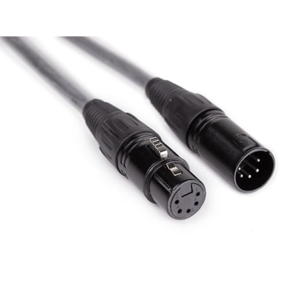 Admiral Staging KCXA5Z030 DMX 5pin Cable + XLR 5pin Plug & Socket - 3m