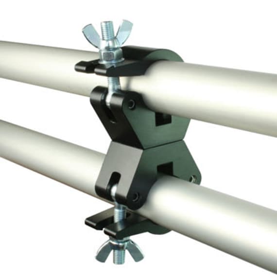 Doughty T57114 Aluminium 50mm Parallel Coupler Black Stage Electrics