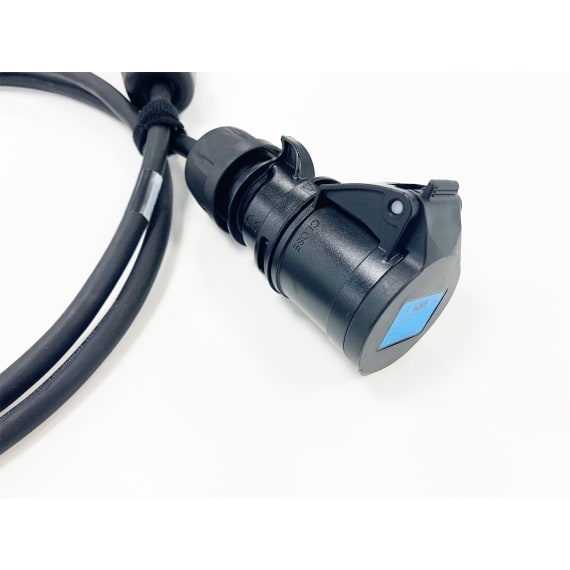 StageCable 16A Cable + 3pin Black Plug & Socket 2.5mm - 10m