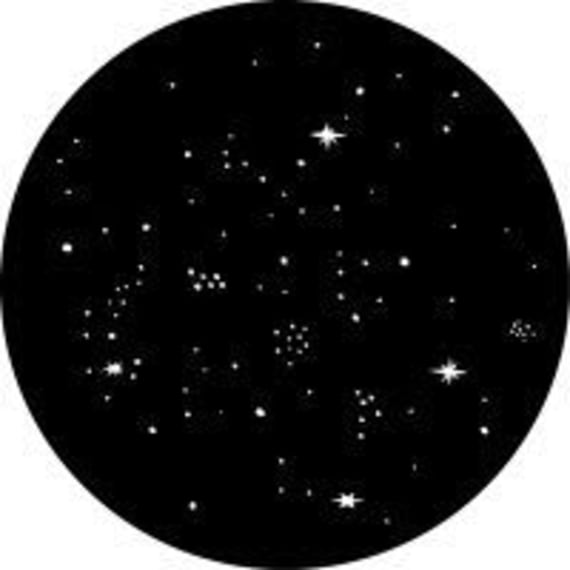 Rosco 77514 B size Gobo 514 Star Cluster