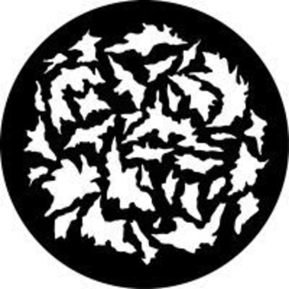 Rosco 77572 B size Gobo 572 Autumn Breakup