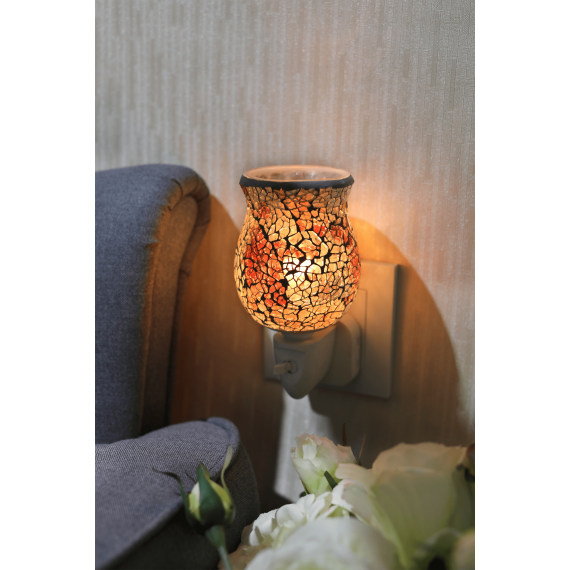 Autumn Crackle Tulip Mosaic Warmer