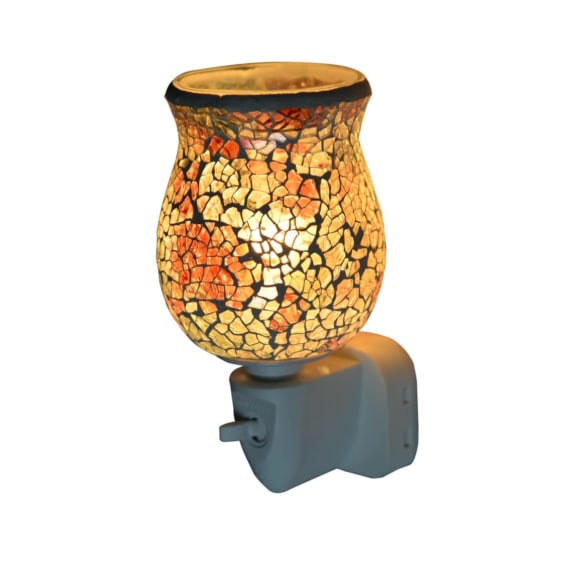 Autumn Crackle Tulip Mosaic Warmer
