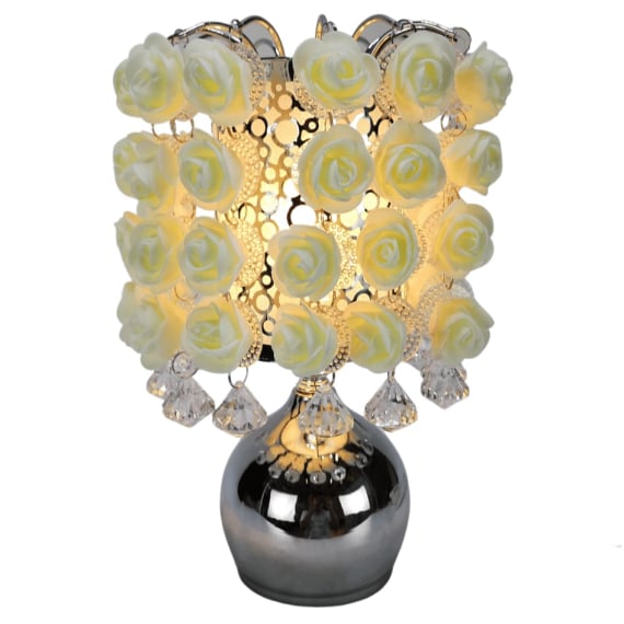 Hanging Cream Roses Aroma Touch Lamp