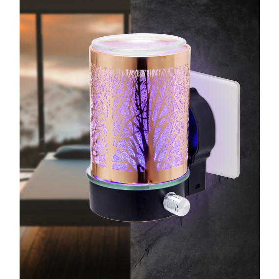 Tree Led Plug In Rose Gold