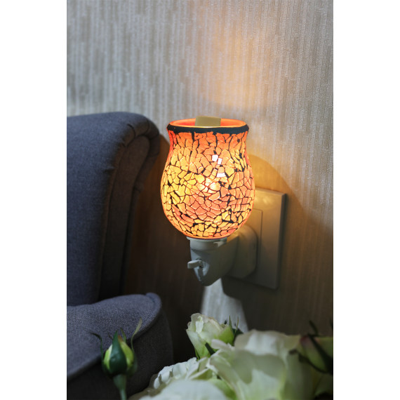 Baby Pink Crackle Fragrance Warmer
