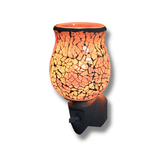 Baby Pink Crackle Fragrance Warmer