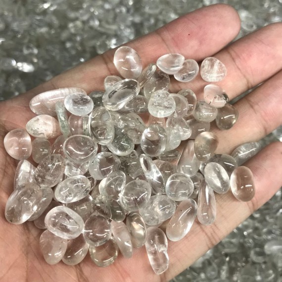 Clear Quartz Crystal Water Bottle