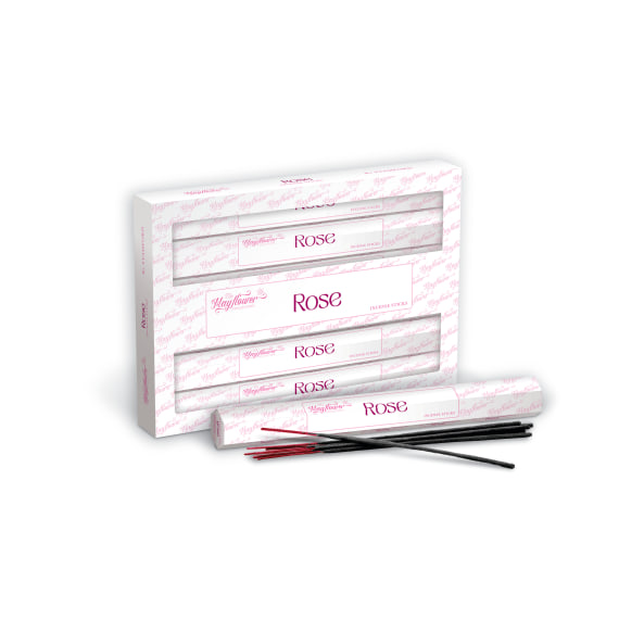 Premium Hex Incense Sticks - Rose