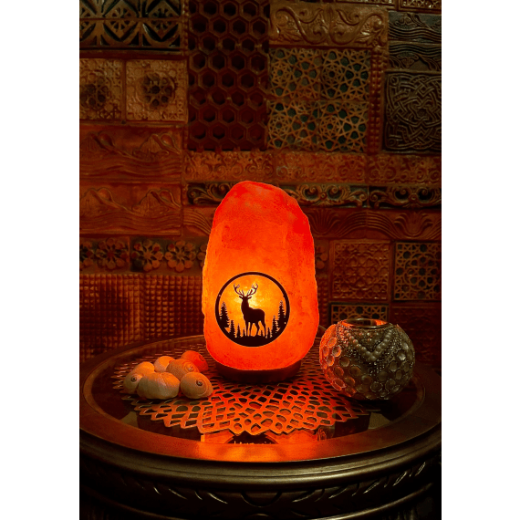 Himalyan Salt Lamp wt Stag 5-7kg