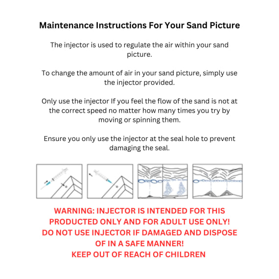 Moodscape Circle White-Green Sand Picture