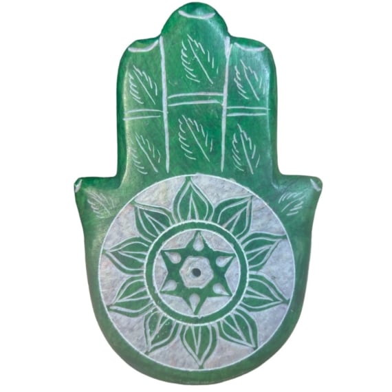Hand of Fatima-Heart Chakra Stone Incense Holder