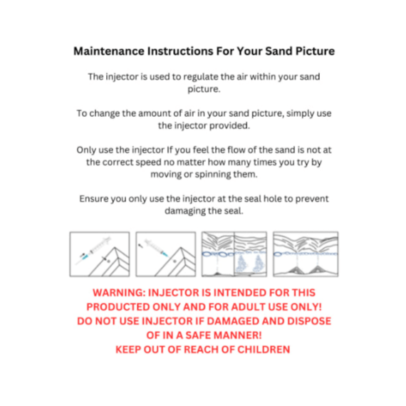 Moodscape Half Moon Gold-Blue LED Sand Pict