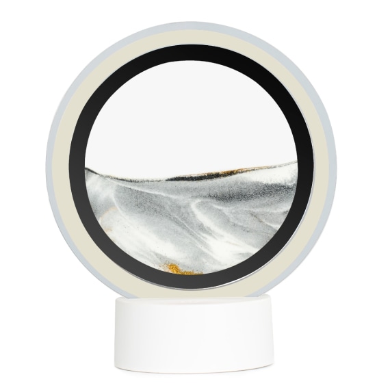 Moodscape Mirrored Ring Grey Sand Picture