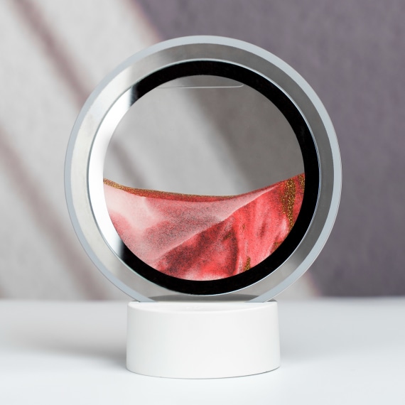 Moodscape Mirrored Ring Red Sand Picture