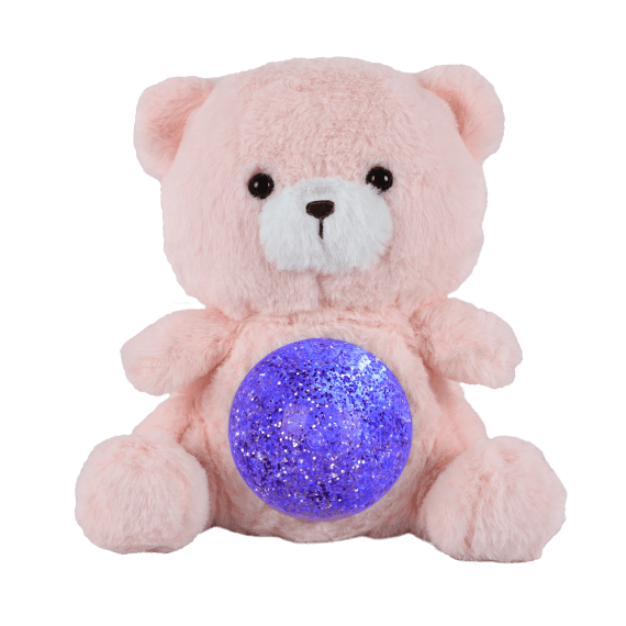 Rosie The Teddy - Magic Belly wt Glitter Ball