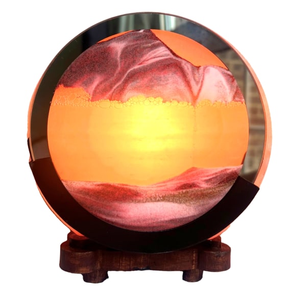 Red Sand Picture Salt Lamp