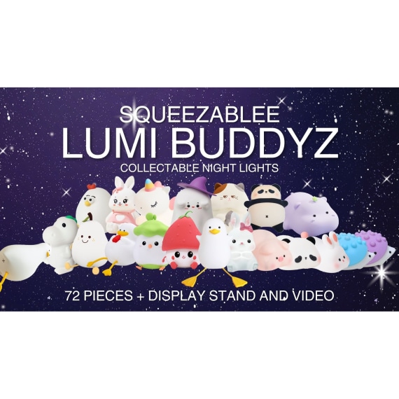 Lumi Buddyz Set With Display - 72pcs